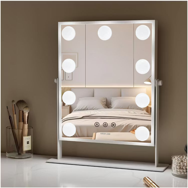 Green Lion Glam Shine Makeup Mirror 9 Led Lights