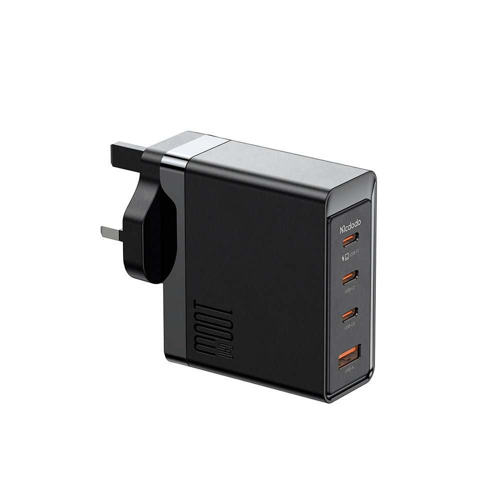 Mcdodo 513 100W Fast Charge Set 4-Port 3C1U Output with USB-C Cable 2M Smart Overcurrent Protect GaN Charger