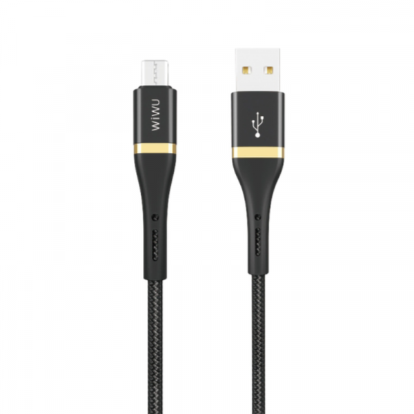 WIWU ELITE DATA CABLE ED-102 2.4A USB TO MICRO USB 3M - BLACK