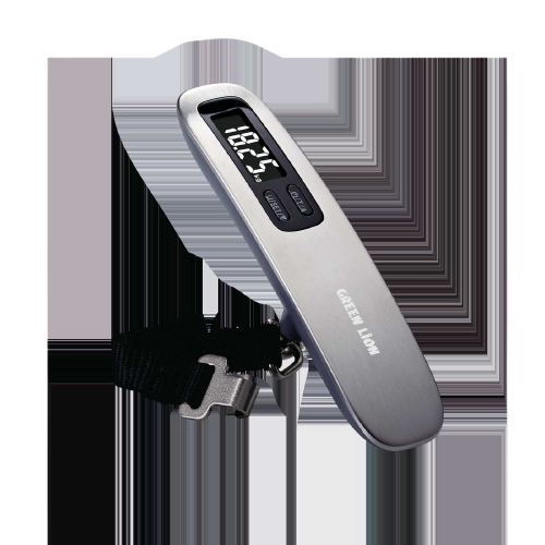 Green Lion Digital Luggage Scale 50kg Max - Silver
