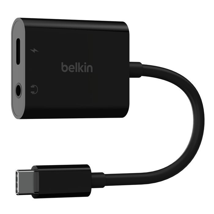 Belkin 3.5mm Audio + USB-C Charge Adapter