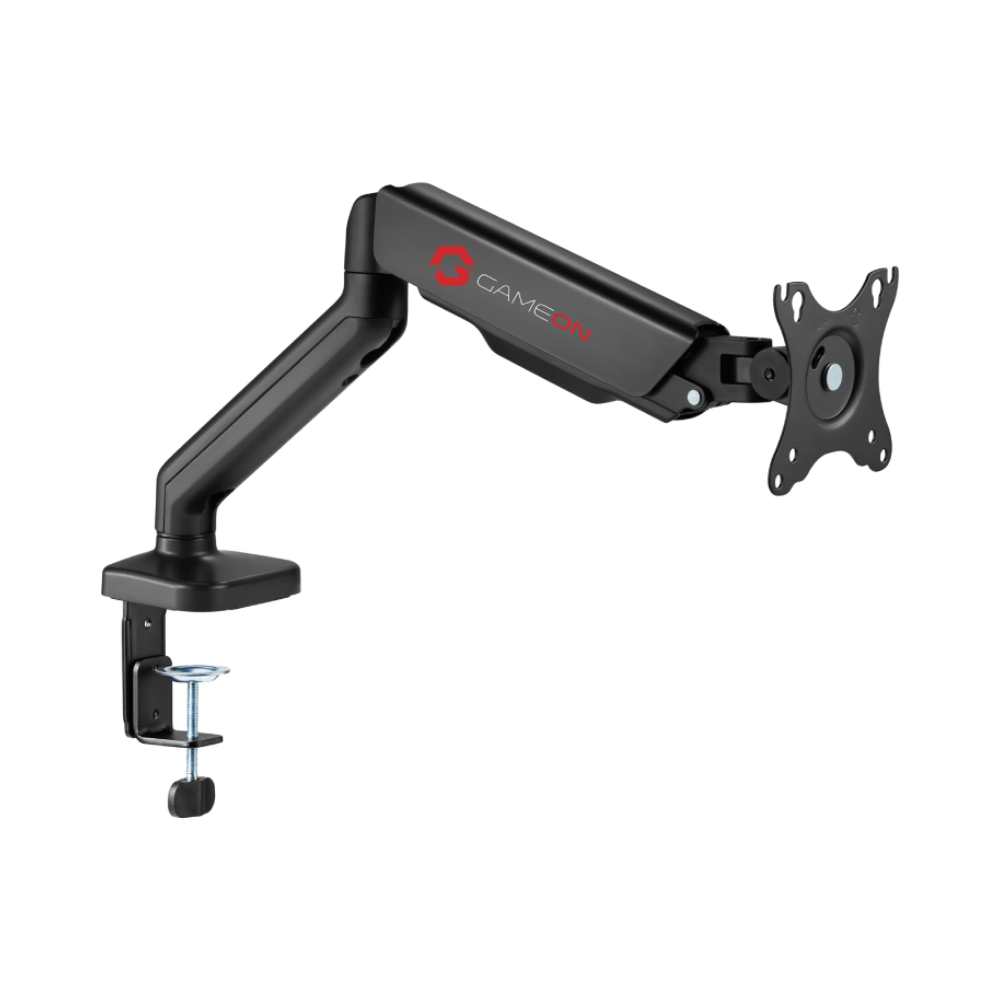 GAMEON GO-5336 Single Monitor Arm, Stand And Mount For Gaming And Office Use, 17