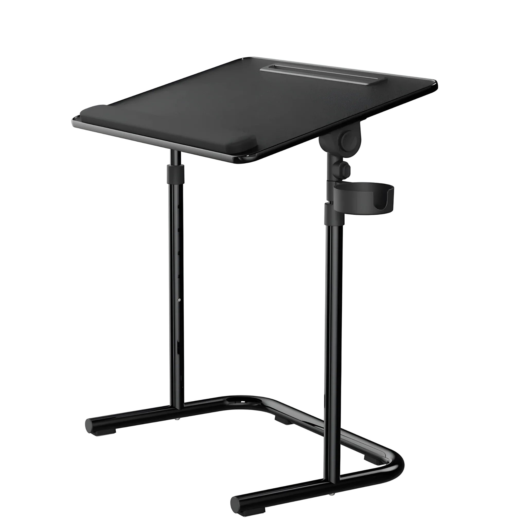 Moxedo FlexMate Adjustable Height Desk for Laptop with Ergonomic Tilt-top Surface