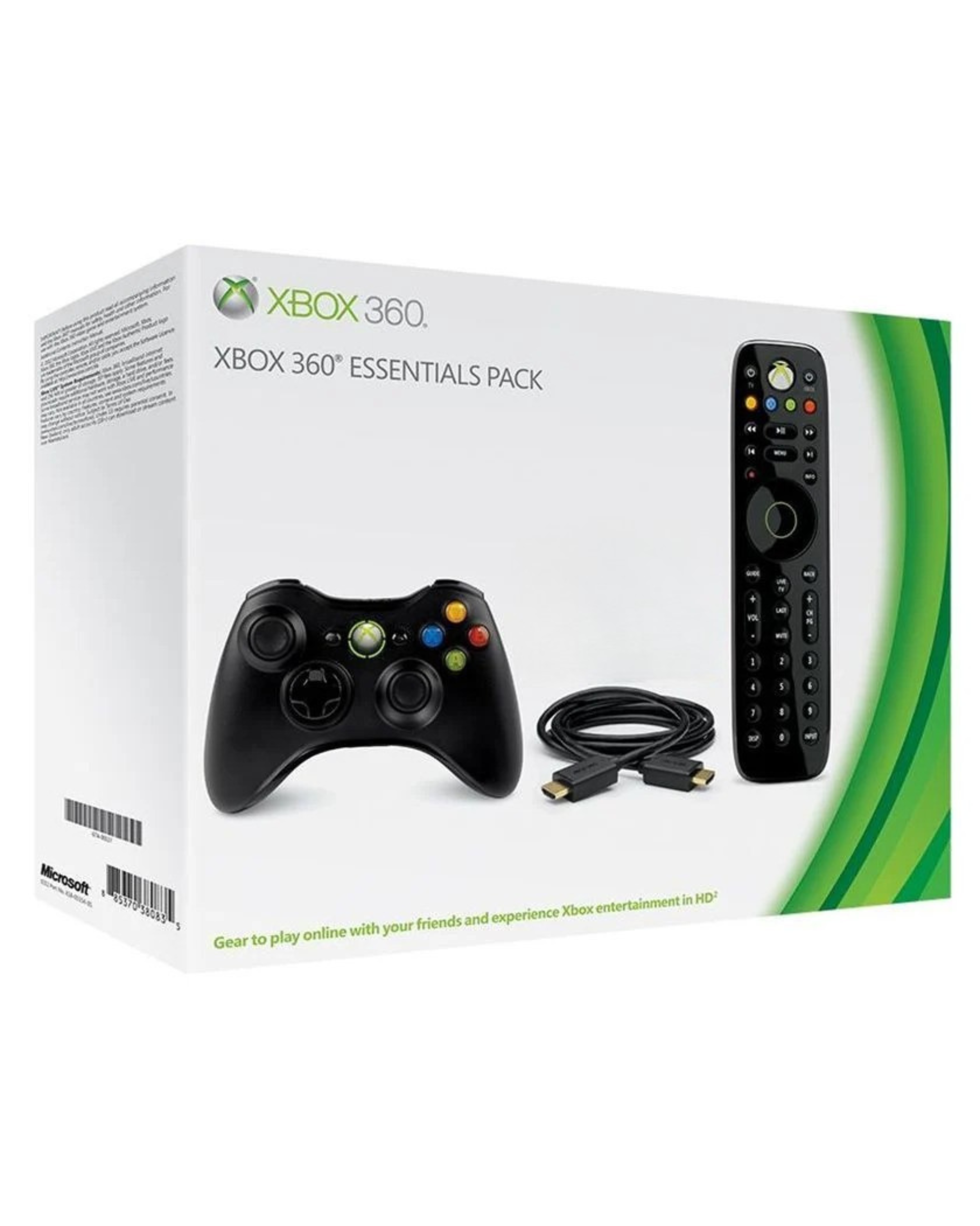 Xbox 360 Essentials Pack (Wireless Controller, Media Remote & HDMI Cable ) 