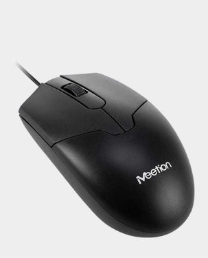 Meetion M360 USB Optical Wired Mouse |1.5m Cable | Smooth & Reliable Tracking - Black