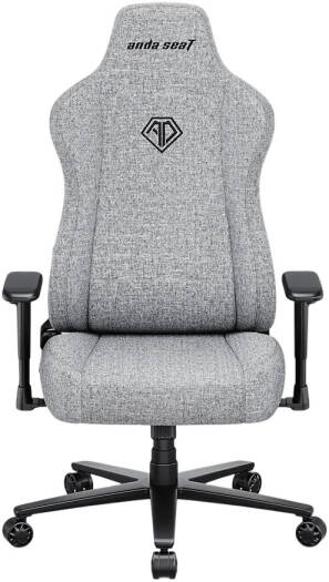 AndaSeat Novis Series Gaming Chair,Linen Fabric, XL Size, Ash Gray | AD23-XL-01-G-F