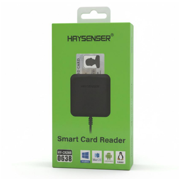 Haysenser Smart Card Reader ( Hukoomi Card Reader -USB&USB C