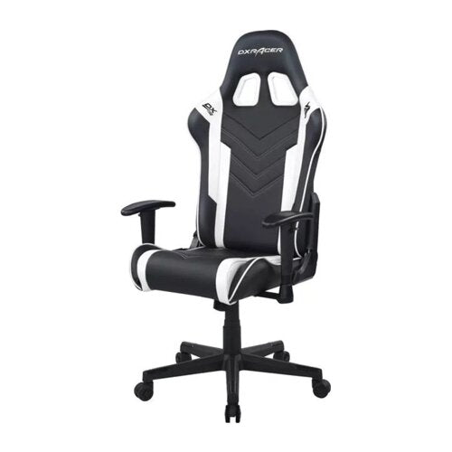 DXRacer P132 Prince Series Gaming Chair - Black/White | GC-P132-NW-F2-158