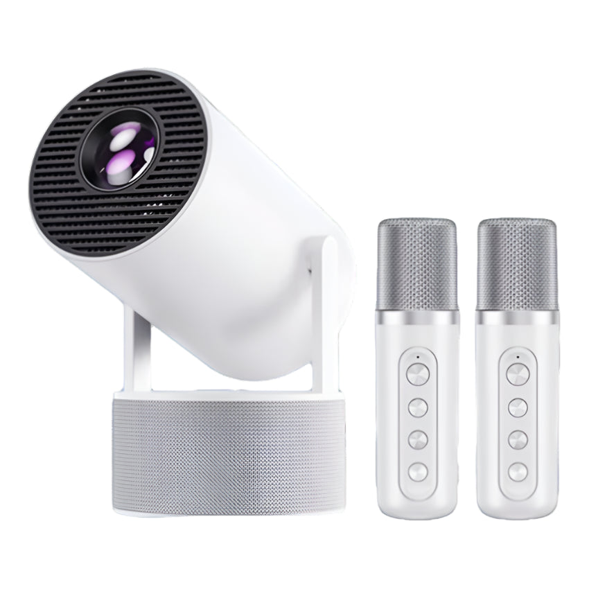 Home Cinema Stereo Karaoke Projector with Mic - HY300PROKTV ...