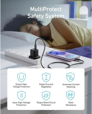 Anker 25W Foldable PPS Charger | Fast Charging | Advanced Multiprotect System | Universal Compatibility | A2656K11 - Black