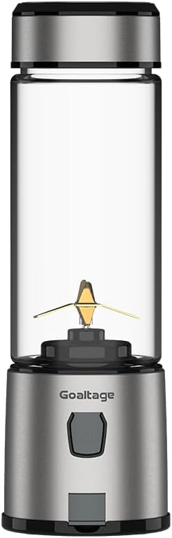 Goaltage BLND01 BlendMaster Portable Blender with Powerful Ice-Crushing Blades, Rechargeable Battery