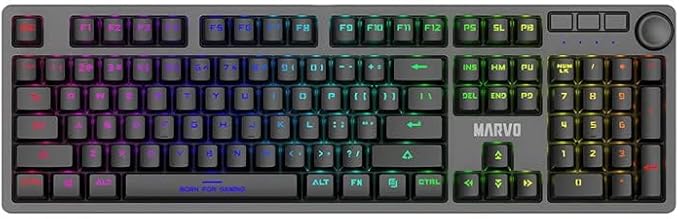MARVO KG954 EN-R wired mechnical keyboard-Black