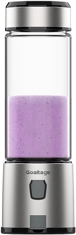 Goaltage BLND01 BlendMaster Portable Blender with Powerful Ice-Crushing Blades, Rechargeable Battery