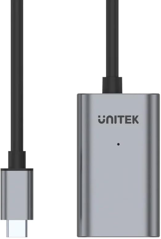 Unitek USB 3.1 Gen1 Type-C Active Extension Cable,5Gbps,5m, Gray-U305A