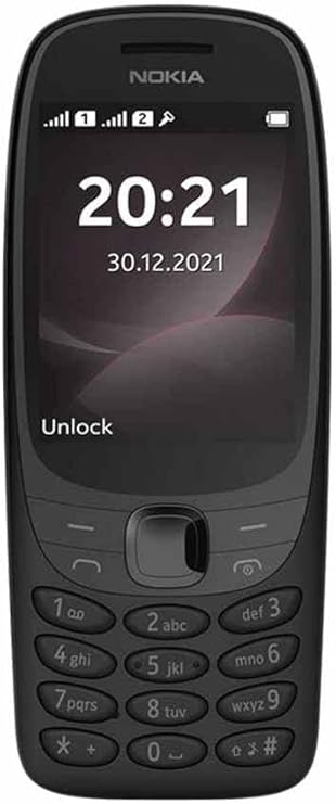 Nokia 6310 Mobile, Dual Sim, 2G Network, Black