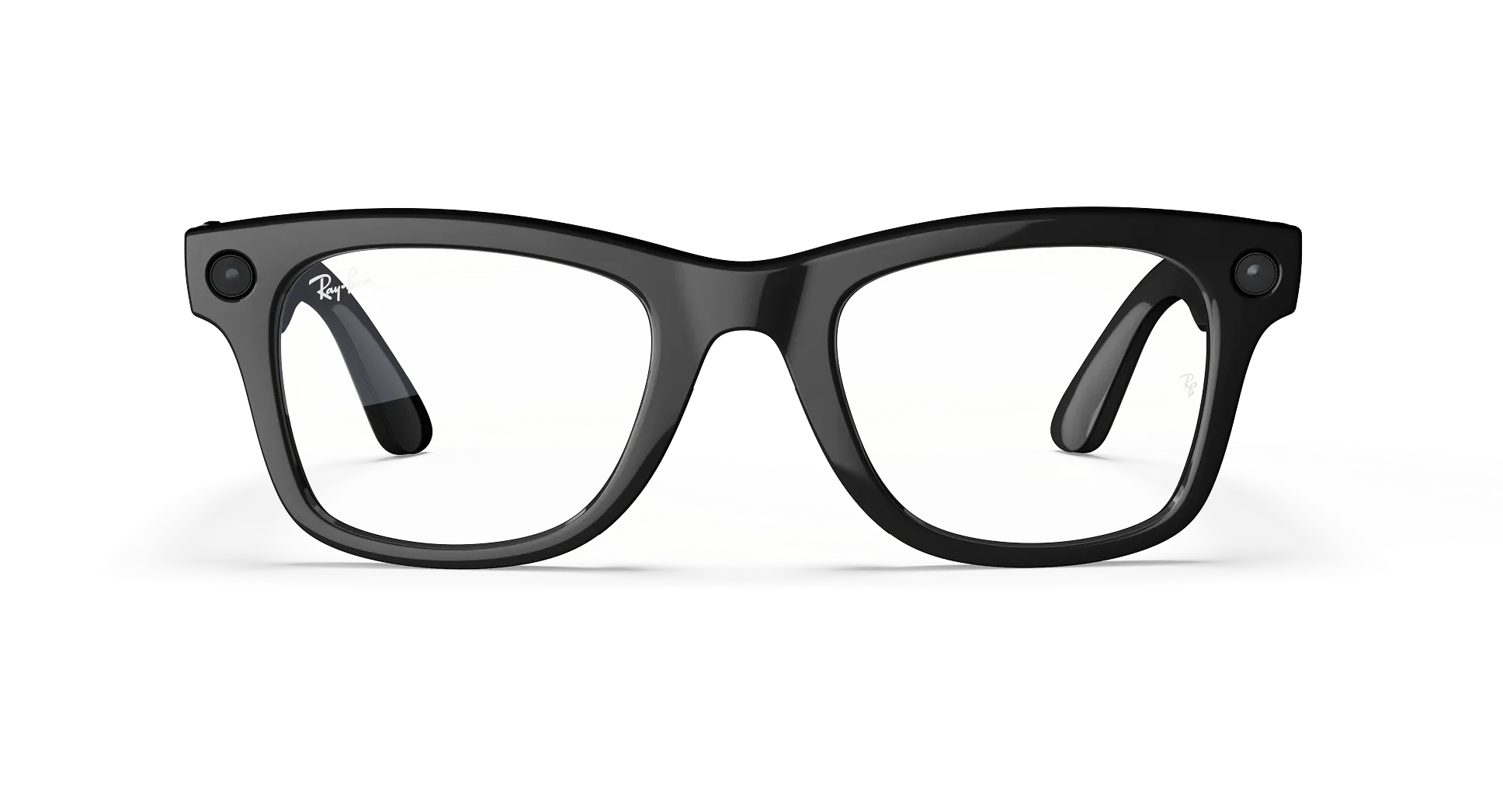 Ray-Ban Meta Wayfarer Shiny Black Clear