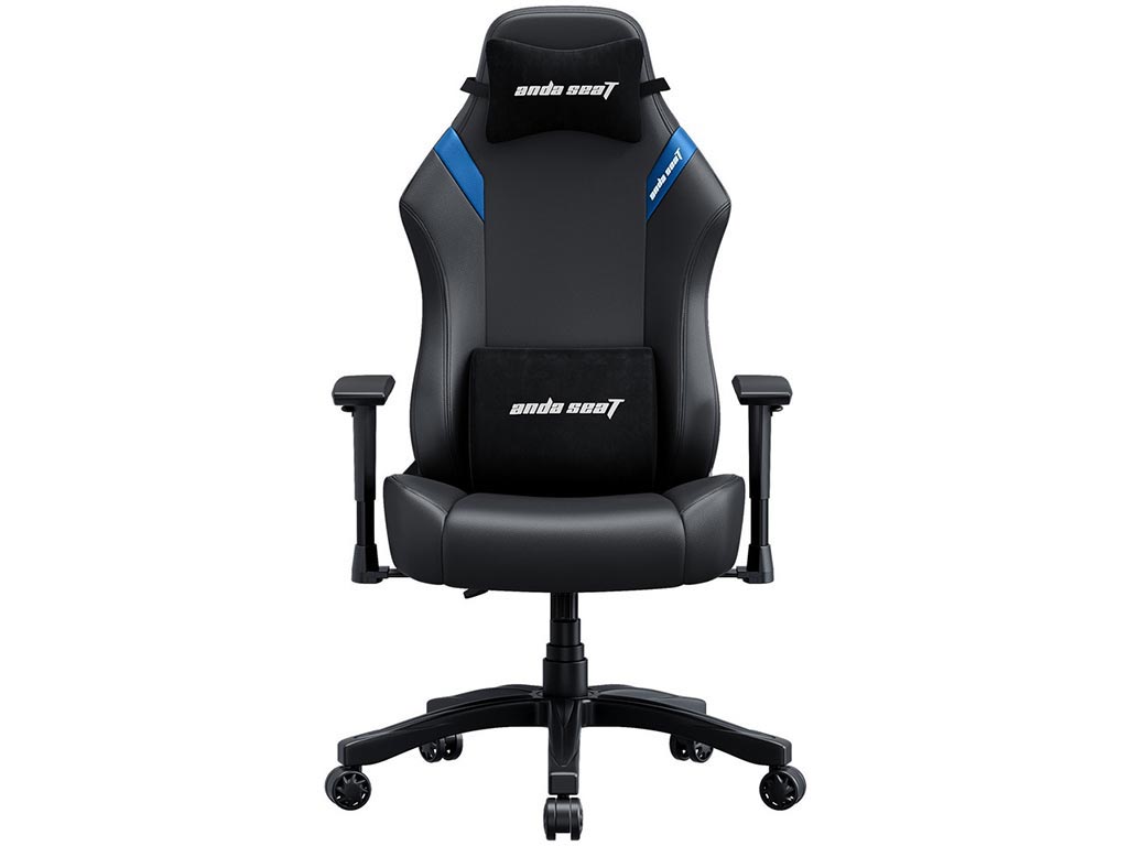 Anda Seat Luna PVC Gaming Chair (L) - Black/Blue