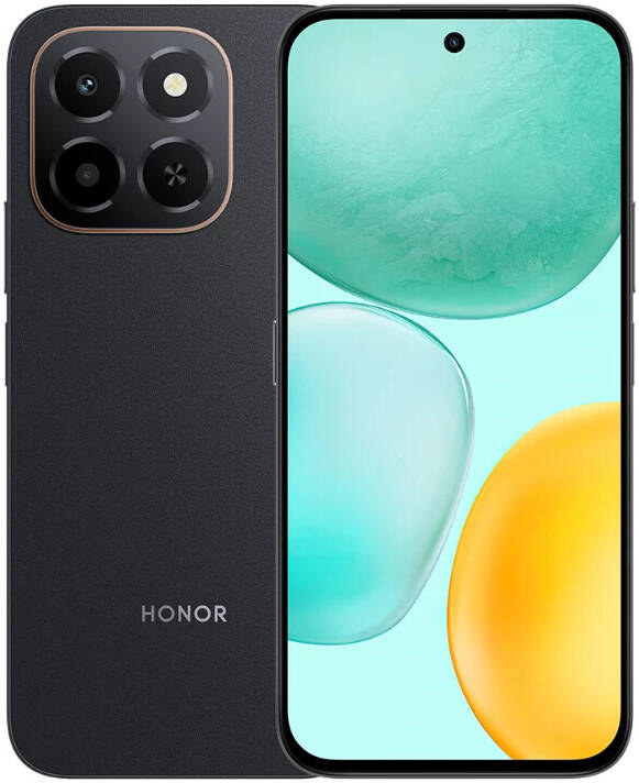 Honor X6c 4G Smartphone, 6 GB RAM, 128 GB Storage, Midnight Black