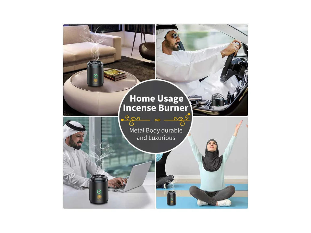 OUD Bukhoor BK-18 Chargeble Electric Bakhoor,Small Bakhoor Burner Resin Burner Office & Home Decor