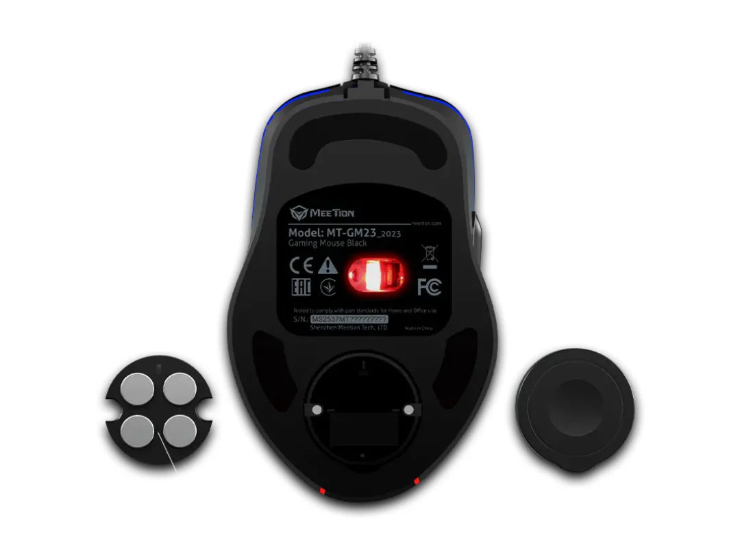 Meetion Platinum MT-GM23-P RGB Backlit Circulation Mode Gaming Mouse black /Gray