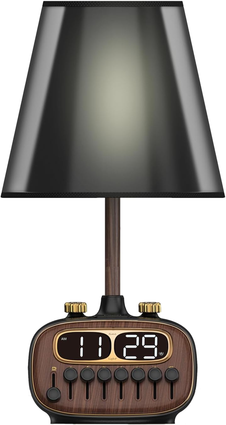 Porodo Retro Desk Lamp with Bluetooth Speaker & USB-A Charging Port