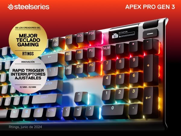 SteelSeries Apex Pro Gen 3 Mechanical Gaming Keyboard