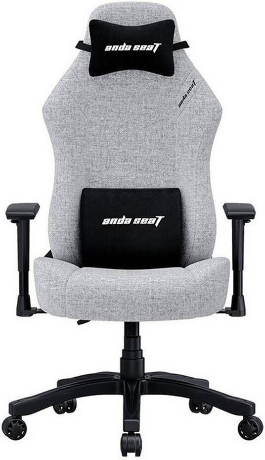 Anda Seat Luna PVC Gaming Chair (L) - Grey Fabric