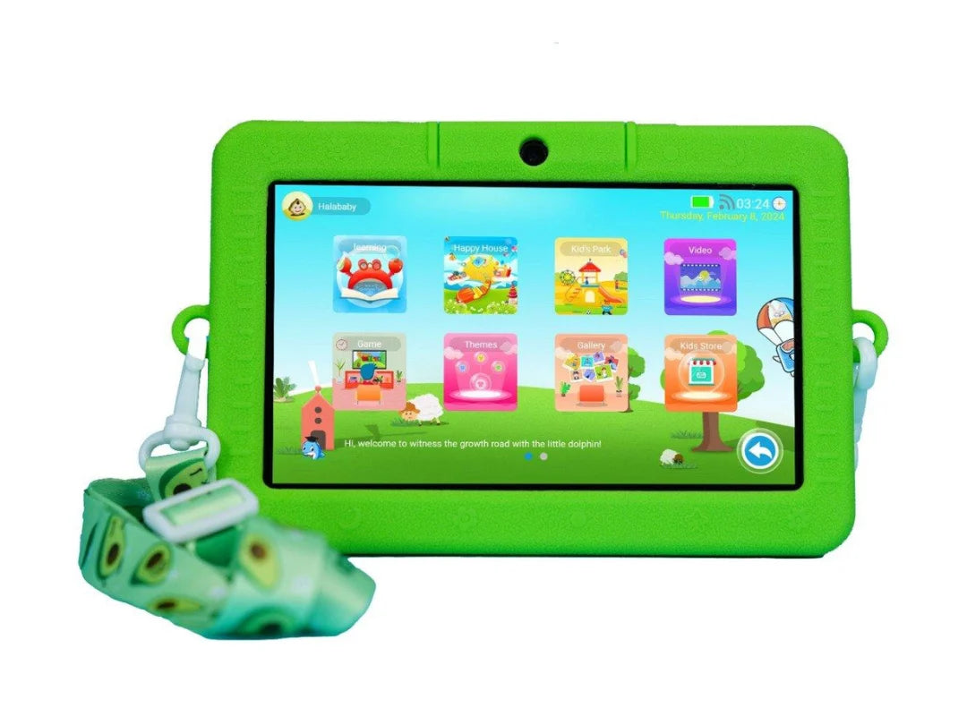 Oteeto Tab 4, 7-inch, Kids Tablet 4GB RAM 128GB ROM |GREEN