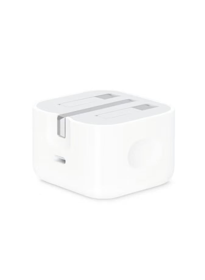 Admos 20W USB-C Power Adapter and USB-C To Lightning Cable - White