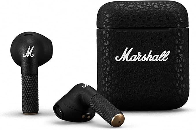 Marshall Minor III True Wireless Bluetooth Earphones, Earbuds - Black
