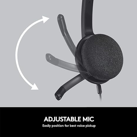 Logitech USB Headset H340, Stereo, Windows and Mac - Black