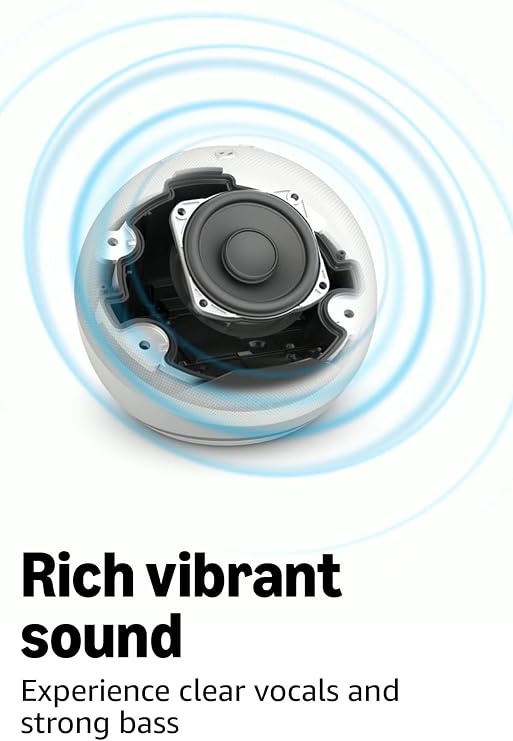Amazon Echo Dot  Alexa Vibrant sounding speaker, | BLACK