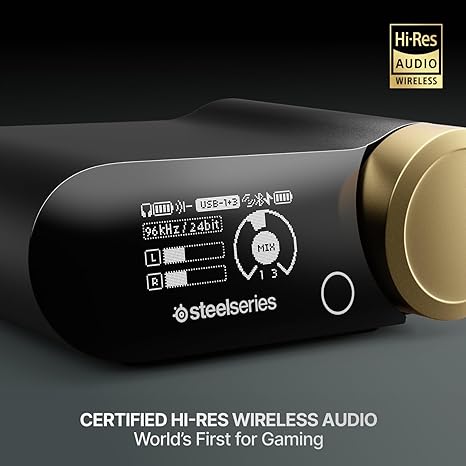 SteelSeries Arctis Nova Elite - Hi-Res Wireless Gaming Headset — Sage Gold