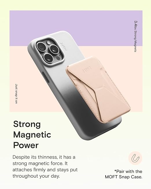 MOFT Magnetic Wallet Stand Peach Pink | MS007MP-ME-PCPK |