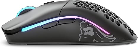 Glorious Model O Minus Wireless RGB Optical Gaming Mouse, Matte Black | GLO-MS-OMW-MB