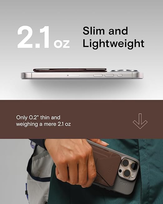 MOFT Magnetic Wallet Stand Brownie| MS007MP-ME-BE|