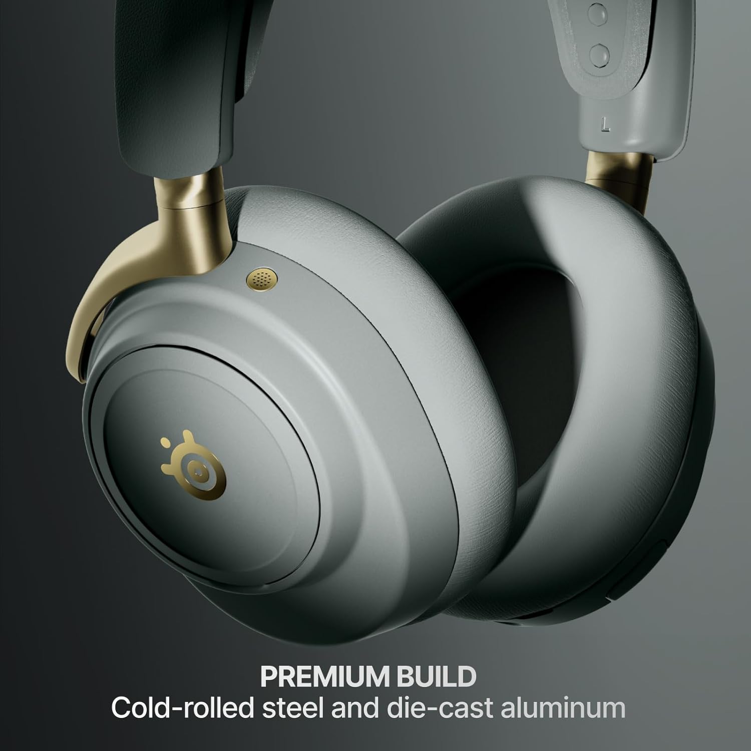 SteelSeries Arctis Nova Elite - Hi-Res Wireless Gaming Headset — Sage Gold