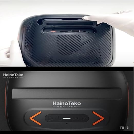 HainoTeko Bluetooth Wireless Portable Speaker High Fidelity Audio-TB3 MEDIUM