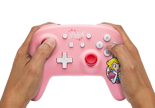PowerA Wireless Controller for Nintendo Switch - Princess Peach Pink, Nintendo Switch