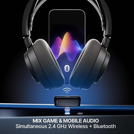 SteelSeries Arctis Nova 7P Wireless Gen 2 Gaming Headset-Black|61744