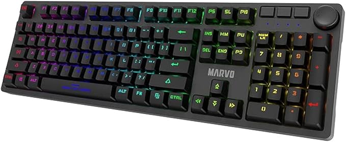MARVO KG954 EN-R wired mechnical keyboard-Black