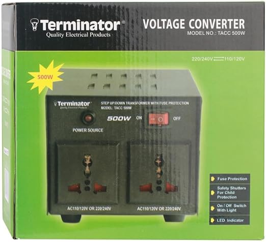 Terminator Ac To Ac Dual Voltage Converter - Tacc 500W