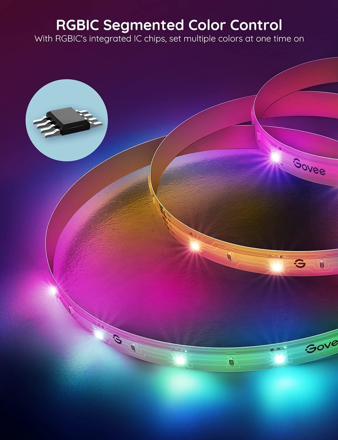 Govee RGBIC LED Strip Lights 32.8ft
