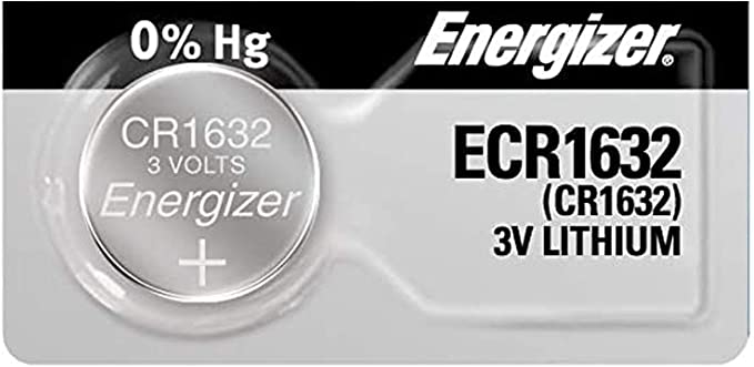 Energizer ECR1632 CR1632 Lithium Coin Batteries 3V
