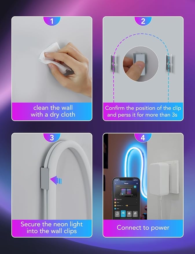 Clip for Govee Neon Rope Light 2