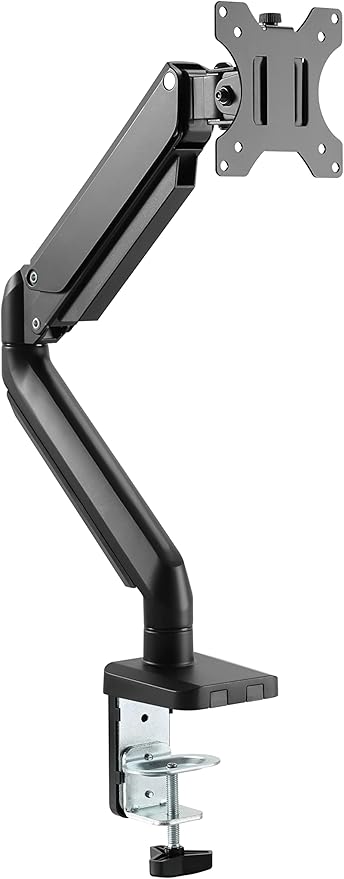 Twisted Minds TM-26-C06 Single Monitor Arm – Premium Aluminum Gas Spring Mount for 17”–32” Screens