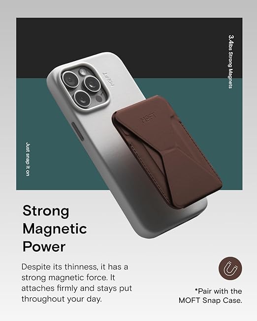 MOFT Magnetic Wallet Stand Brownie| MS007MP-ME-BE|