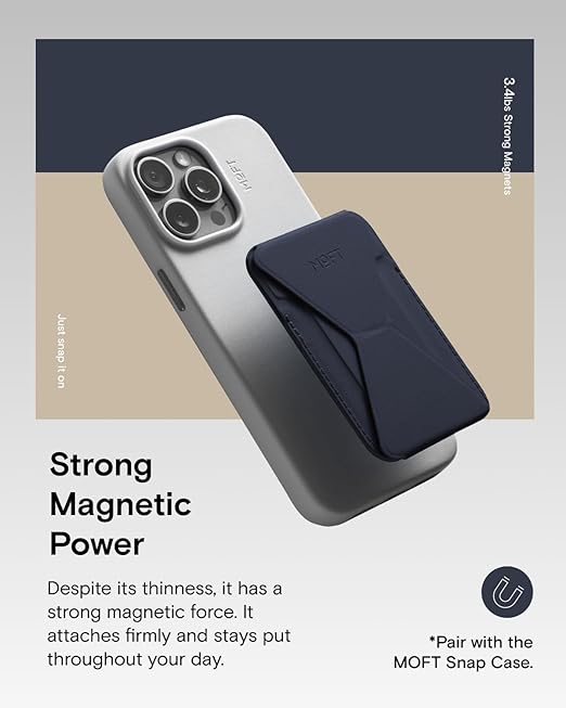 MOFT Magnetic Wallet Stand Navy Blue | MS007MP-MO-NVBU |