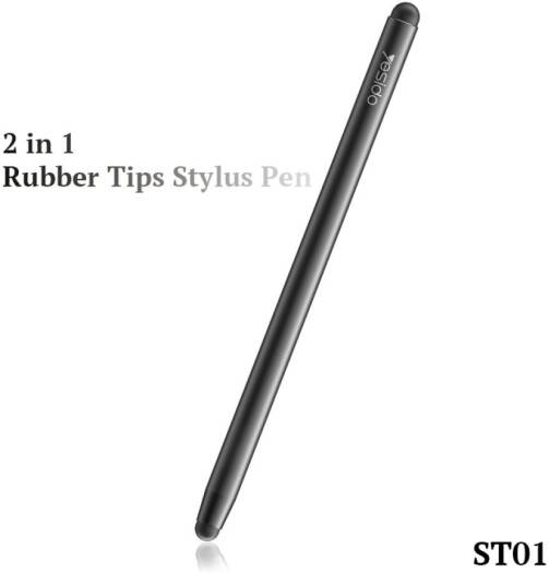 Yesido ST01 Passive Capacitor Pen, Anti-Mistouch, Anti-Offset, Magnetic, Tilt Painting, With Functional Menu Button, Aluminum Alloy Material, Black | ST01