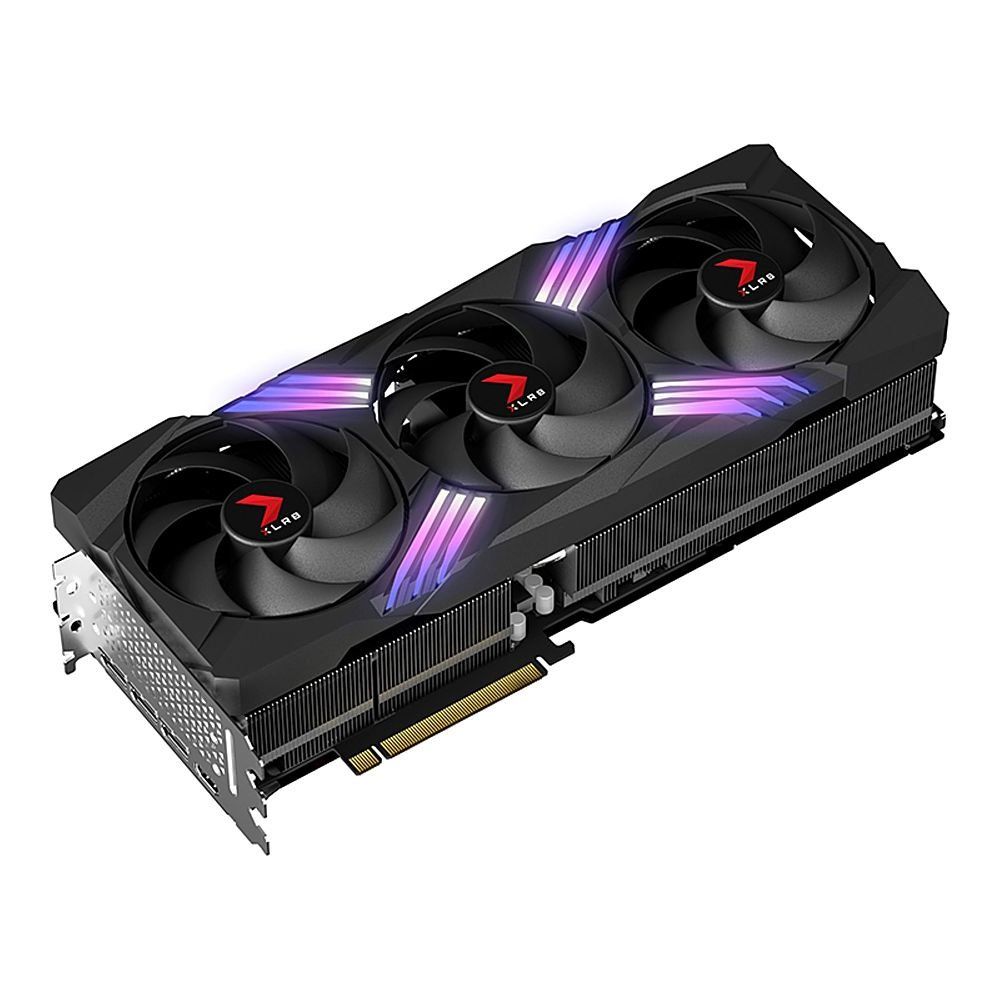 PNY GeForce RTX 4080 SUPER XLR8 Gaming VERTO EPIC-X RGB Overclocked 16GB Graphics Card with Triple Fans - Black